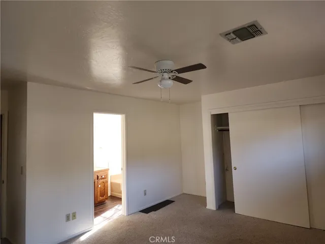 Primary  with attached bath
And large closet