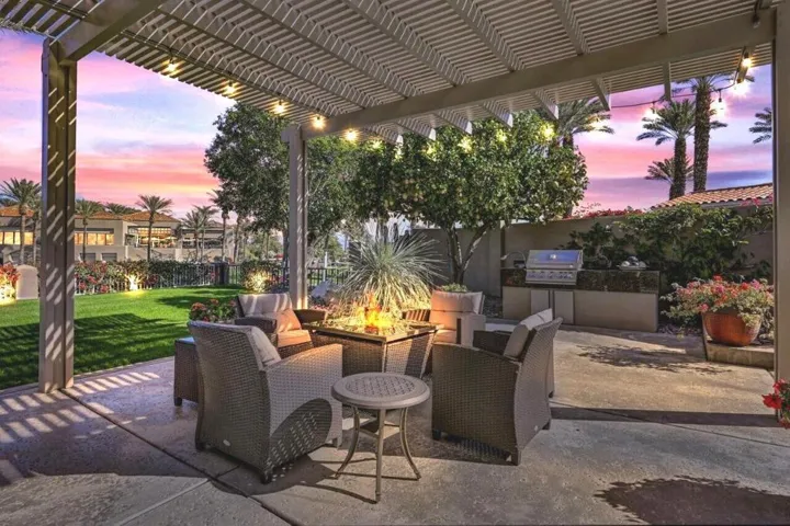 Fire Pit Photo Lightened