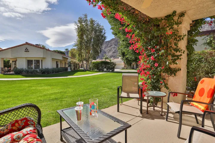Rear patio