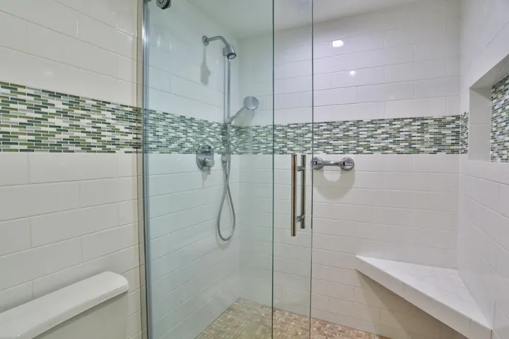 Remodeled shower