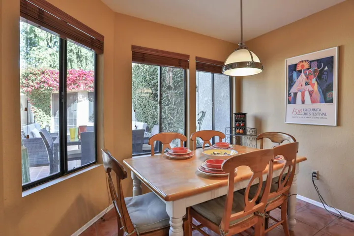 Breakfast nook view!