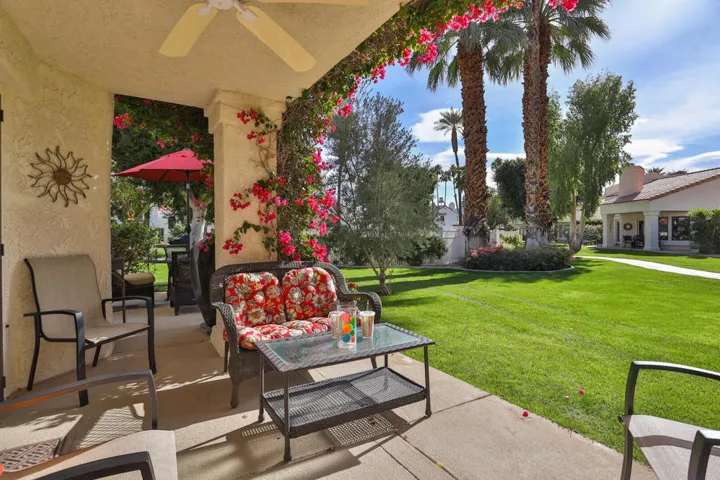 Lush outdoor space