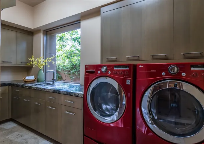 Built-out Laundry Room