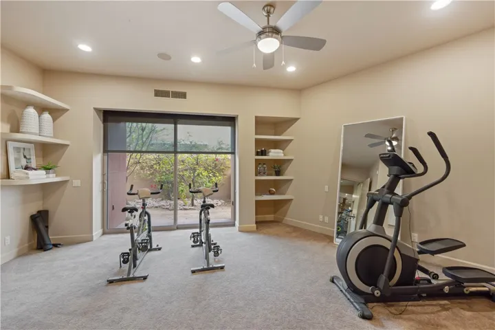 Gym with Separate Bath room