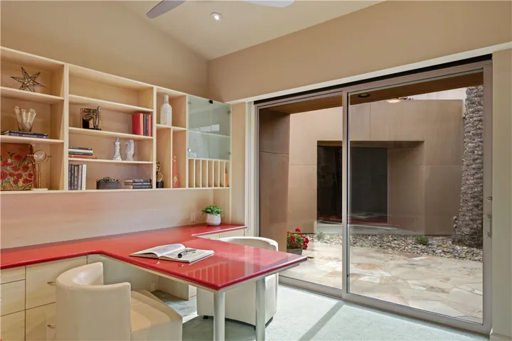 Office with Courtyard Views