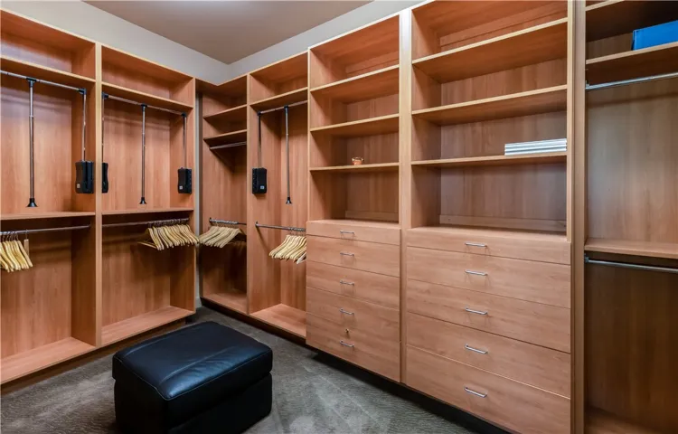 Two large walk-in Primary Closets