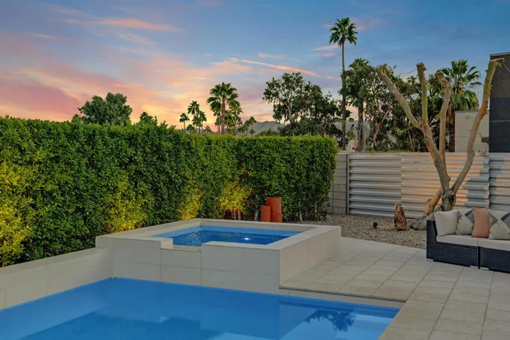 POOL AND SPA TO MOUNTAINS DUSK MLS