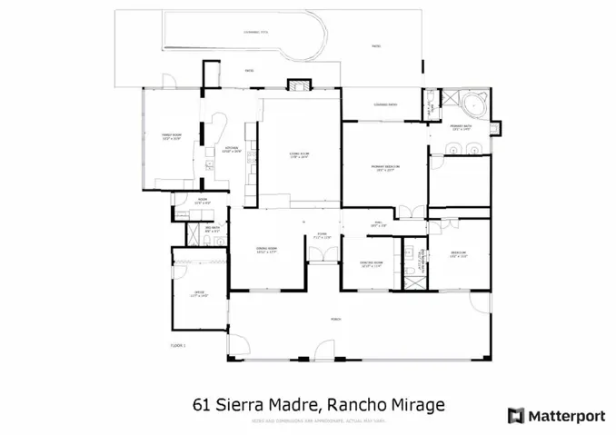 61 Sierra Madre - Floor Plan