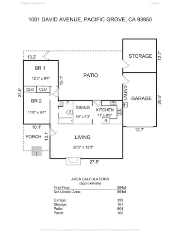 1001 David Avenue, Pacific Grove, California 93950