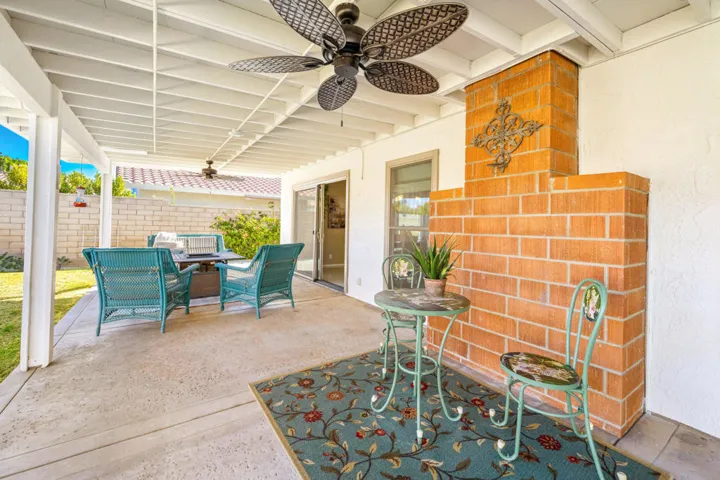 Large Rear Yard Covered Patio