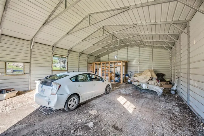 Barn interior, plumbed with electricity & plumbing.