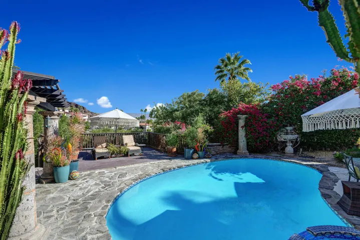 POOL TO PATIO AND CANYON MLS