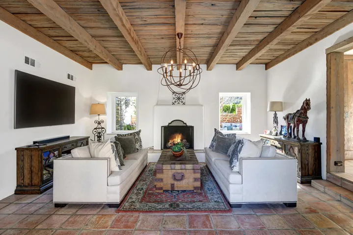 LIVING TO FIREPLACE MLS