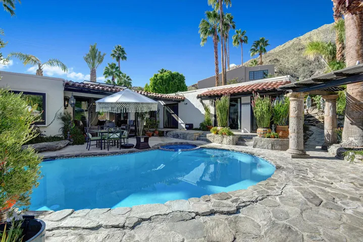 POOL AND SPA TO HOUSE AND MOUNTAINS MLS