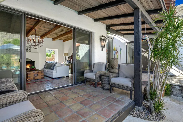 BACK COVERED PATIO TO LIVING MLS