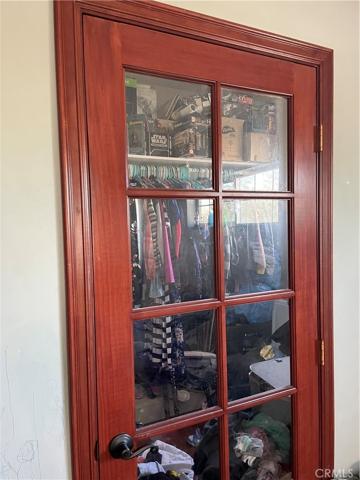 Second unit master bedroom door to walk in closet