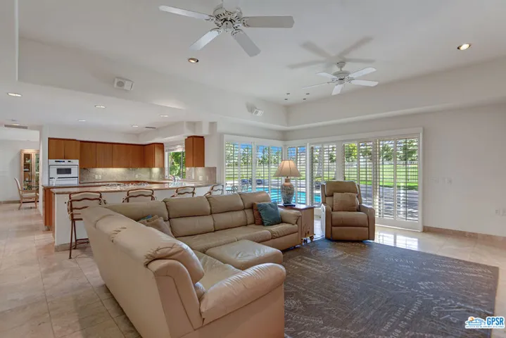 Family room off kitchen