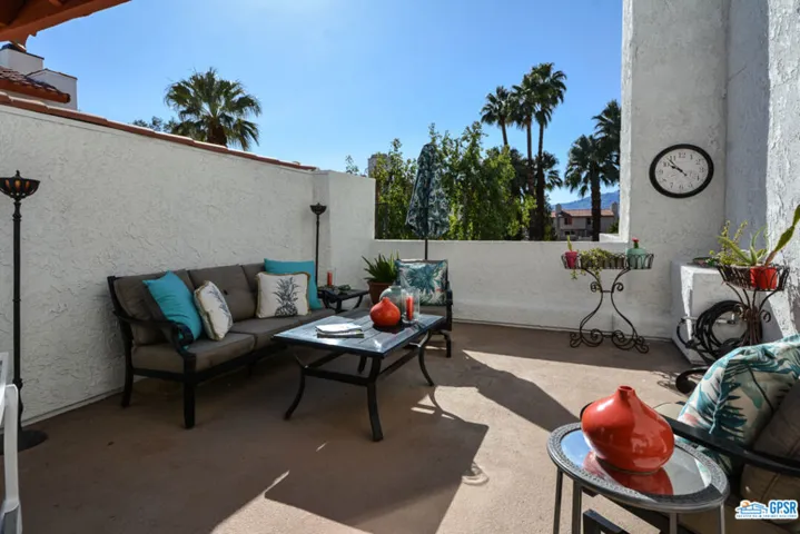 Expansive Private Patio