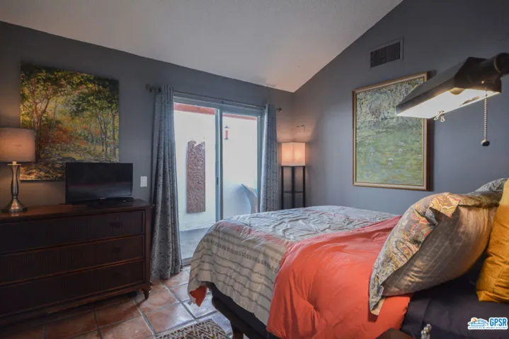 Sliding door in Bedroom to 2nd Private Courtyard