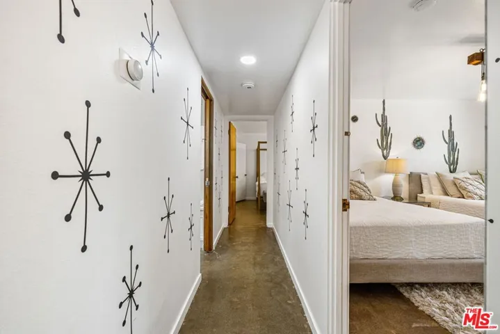 Hallway to guest bedrooms