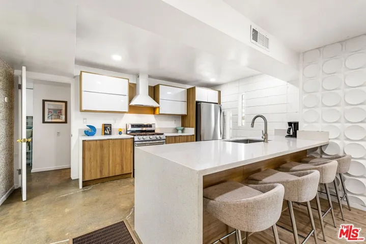 Newly remodeled kitchen