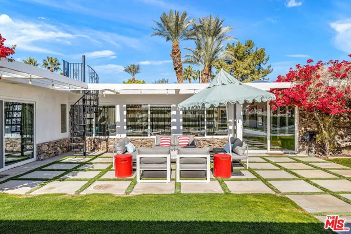 View of Shuffle House from the pool