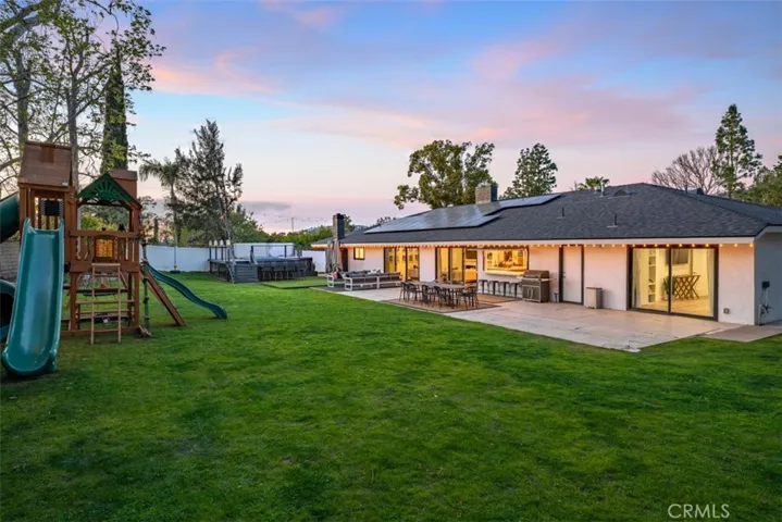 Massive backyard.