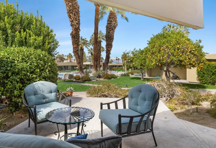Poolside Patio View
