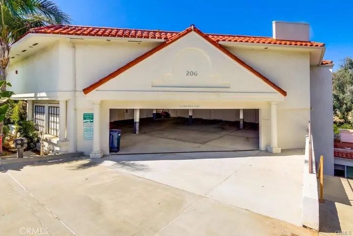 Covered private parking
