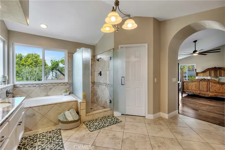 Soak Tub and Walk-in shower