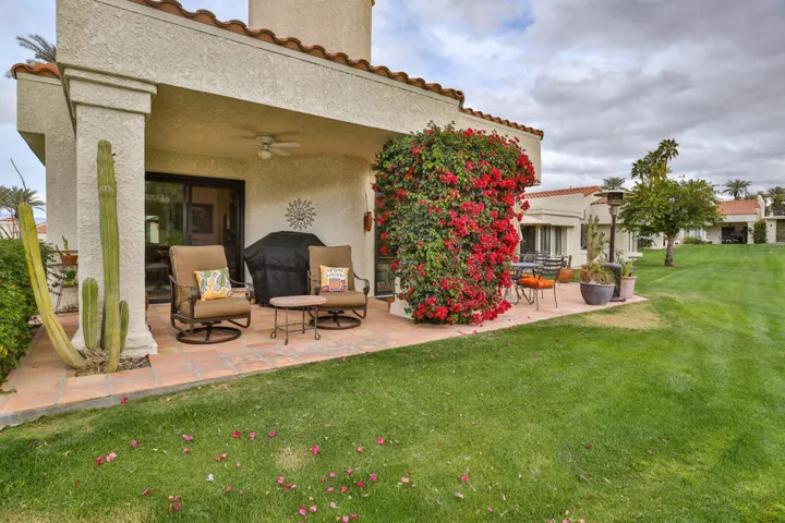 Enlarged patio