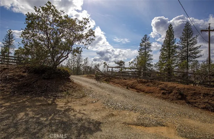 driveway into the parcel