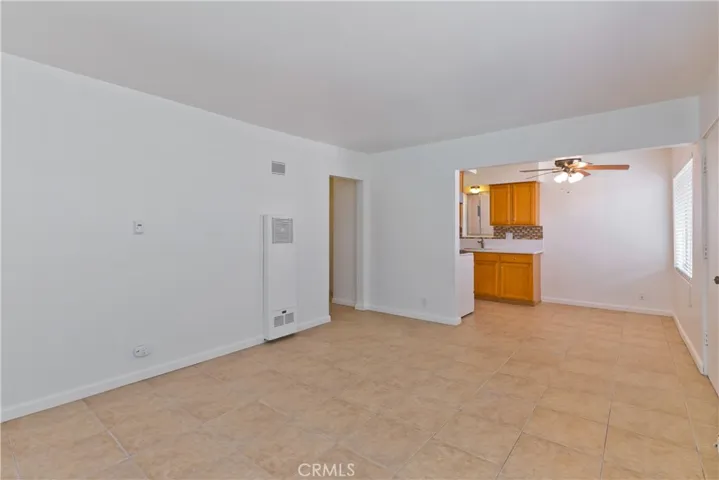 Living room toward kitchen