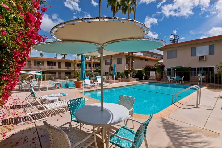 Pool 1 looking from direction of unit