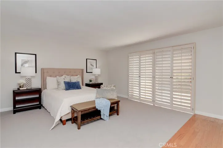 HUGE master bedroom has plenty of space for a king size bed and ALL of your favorite bedroom furniture...PLUS plenty of room for a lounging are too!