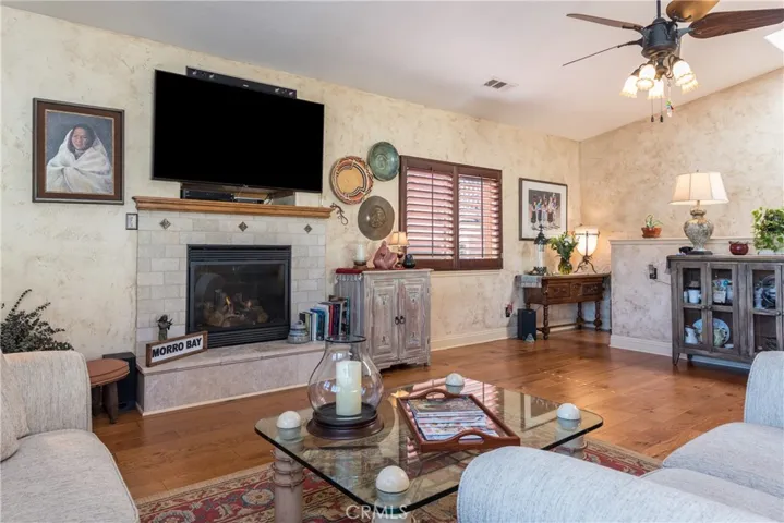 Lovely Brick Fireplace
