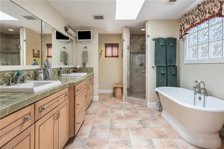 Master Bath with Soaking Tub and Separate Shower