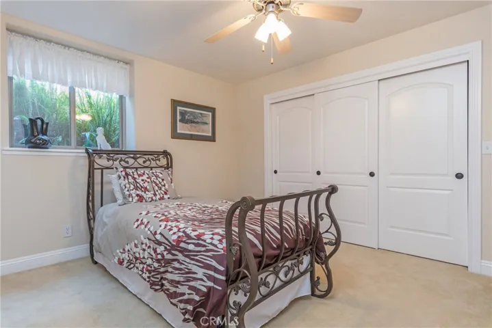 Downstairs Bedroom with two Closets