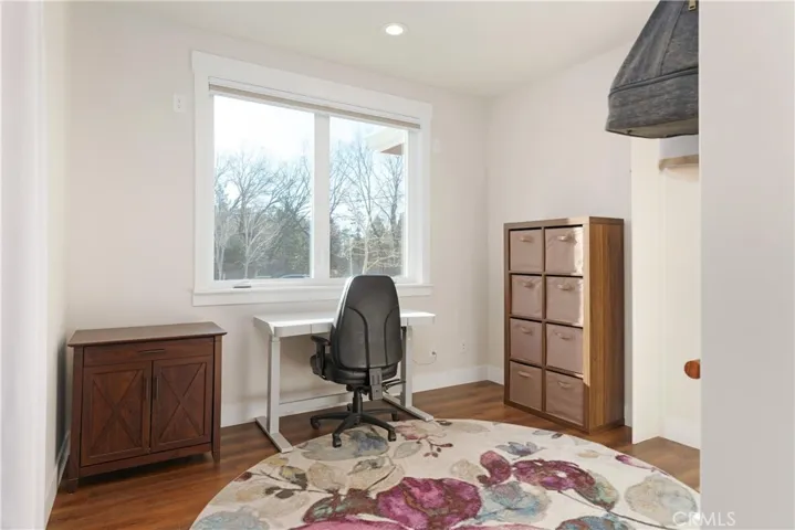 Dressing room off of master suite