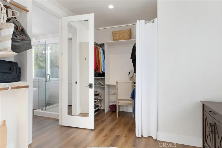Dressing room off of master suite