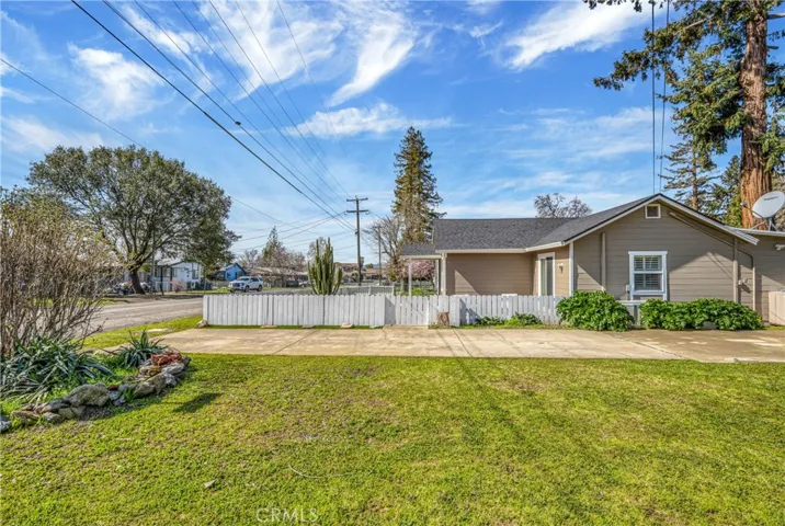 *The large redwood in the backyard was taken down March 2024.