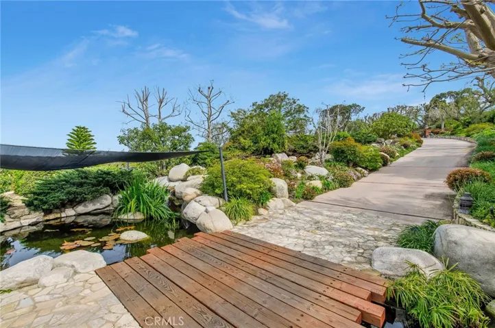 View of Koi Pond