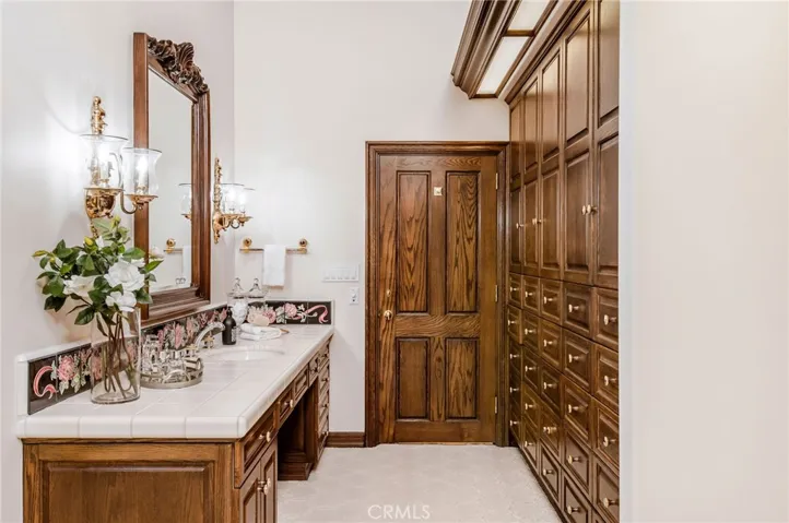 Vanity area for one of the primary bathrooms