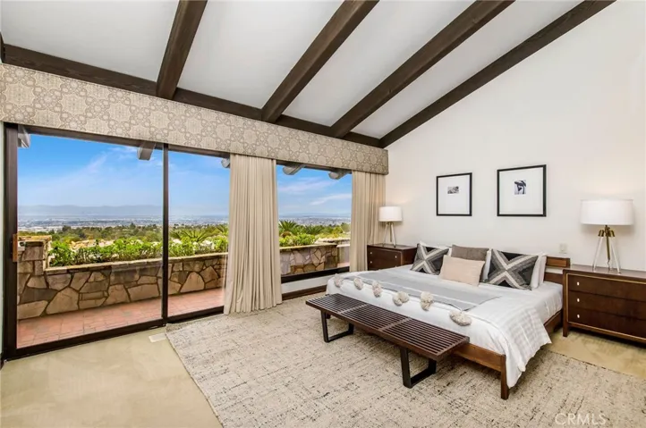 Third bedroom with view shown