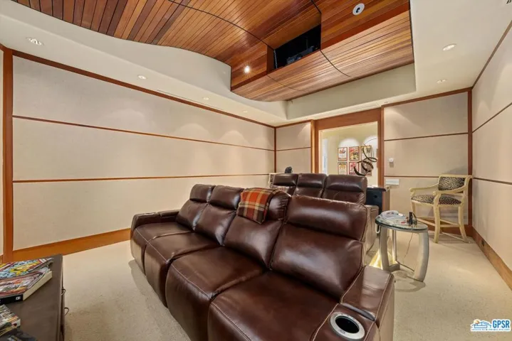 Home Theatre reverse view