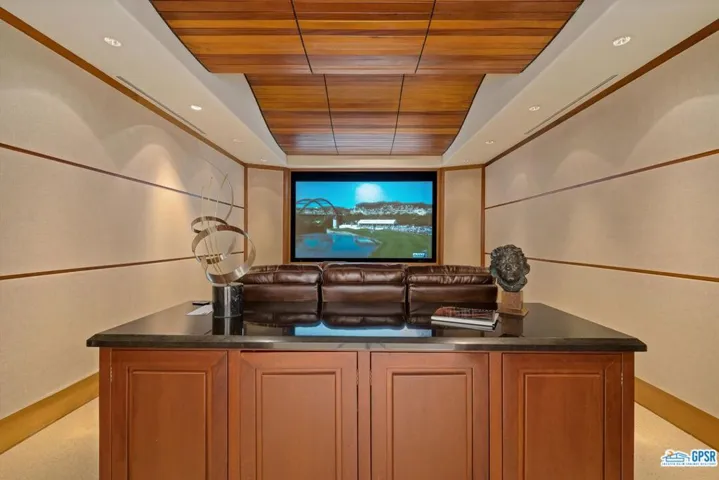 Home Theatre from doorway/hallway