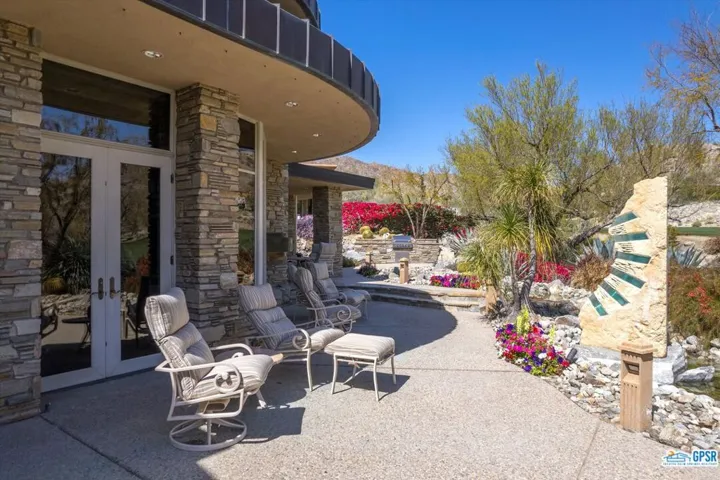 Rear patio