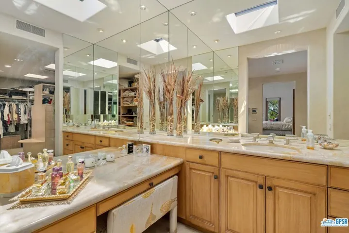 Primary Bathroom with second vanity