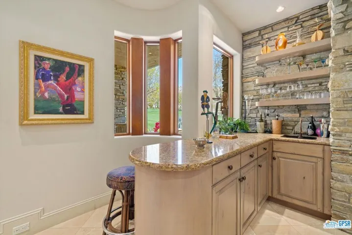 Wet Bar off of kitchen