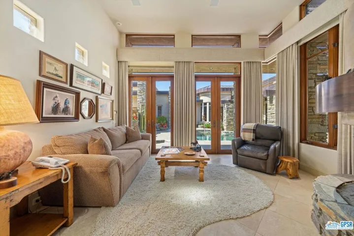 Detached Casita reversed view of living area